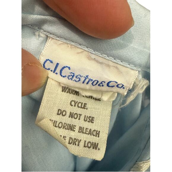 Vintage Classic Baby Blue Sailor Suit with White Tie - Picture 2 of 3